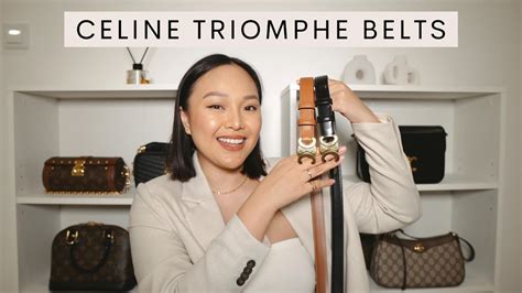 celine belt sizing|celine triomphe belt small.